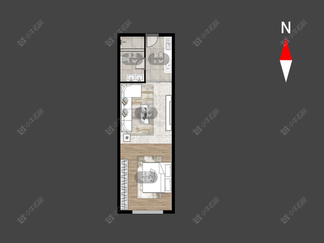 常州府翰苑东区在售二手房源户型图_小牛看房