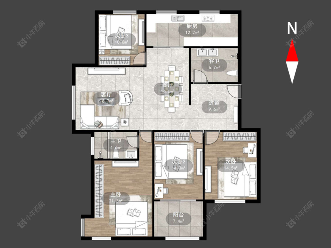 常州紫云苑在售二手房源户型图_小牛看房