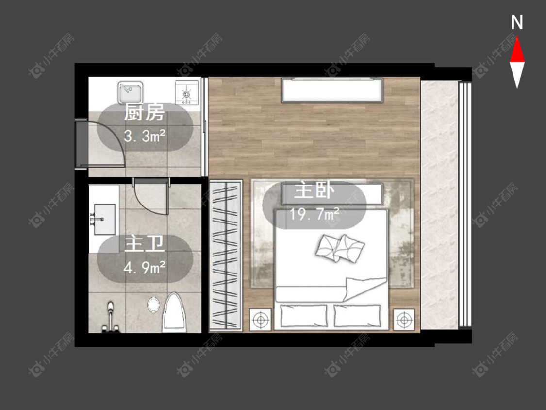 常州宝龙城市广场在售二手房房源户型图_小牛看房