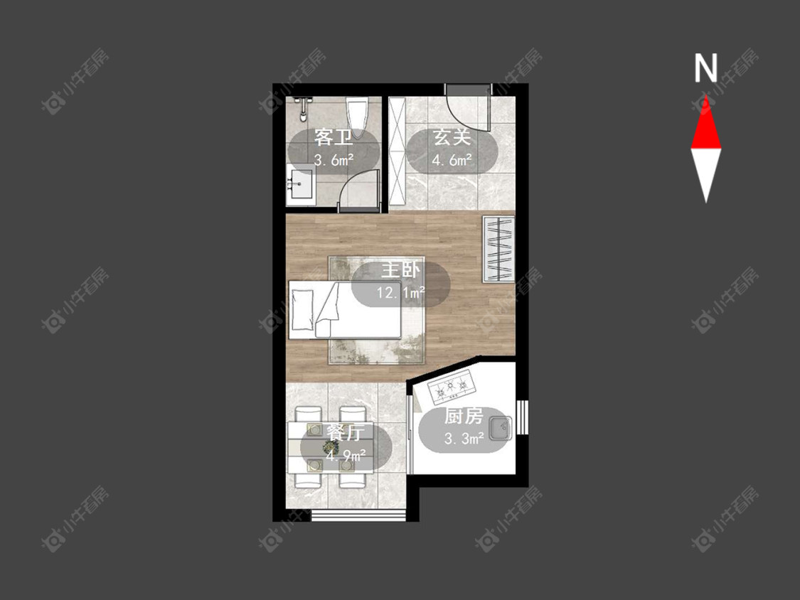 新城尚东区花园西区房源户型图 常州新城尚东区花园西区在售二手房源户型图_小牛看房