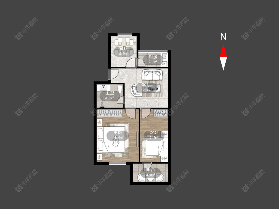 常州燕兴新村西区在售二手房房源户型图_小牛看房