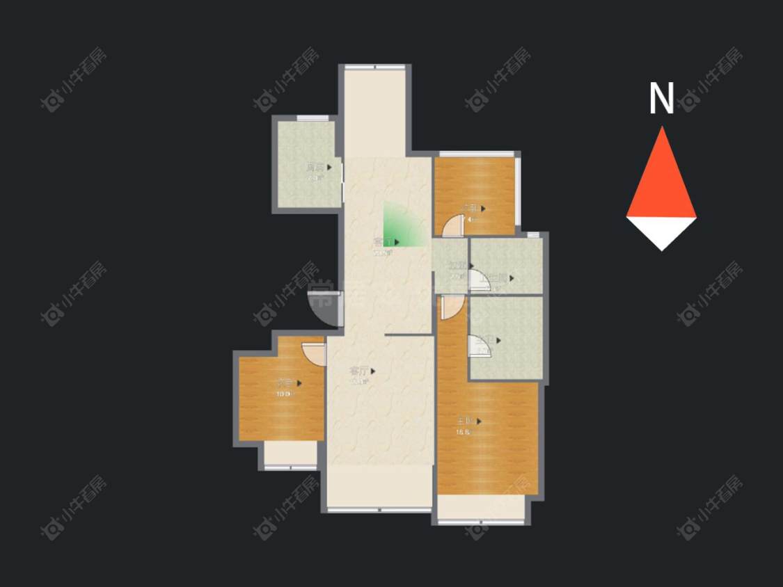 常州玉兰广场二期在售二手房源户型图_小牛看房