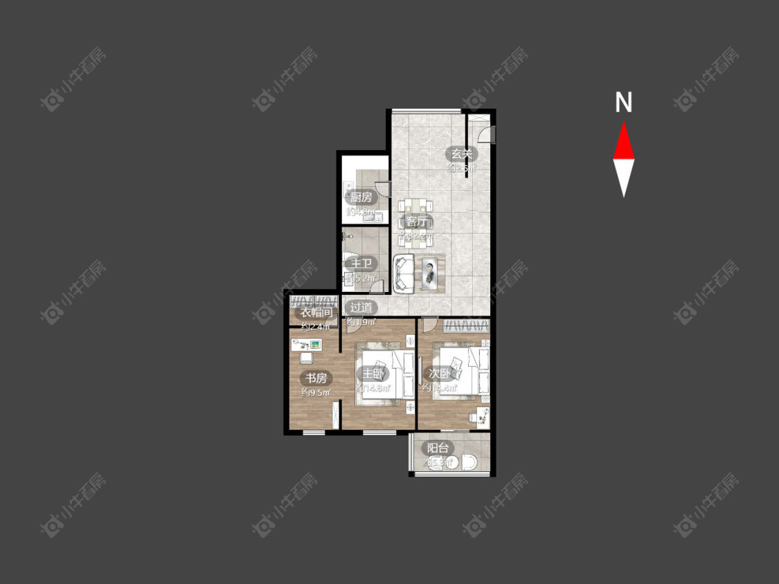 常州劳动新村南区在售二手房房源户型图_小牛看房