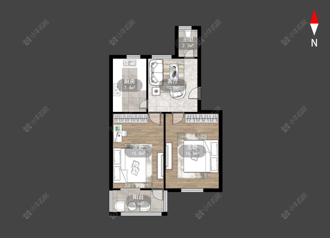 常州华家村在售二手房源户型图_小牛看房