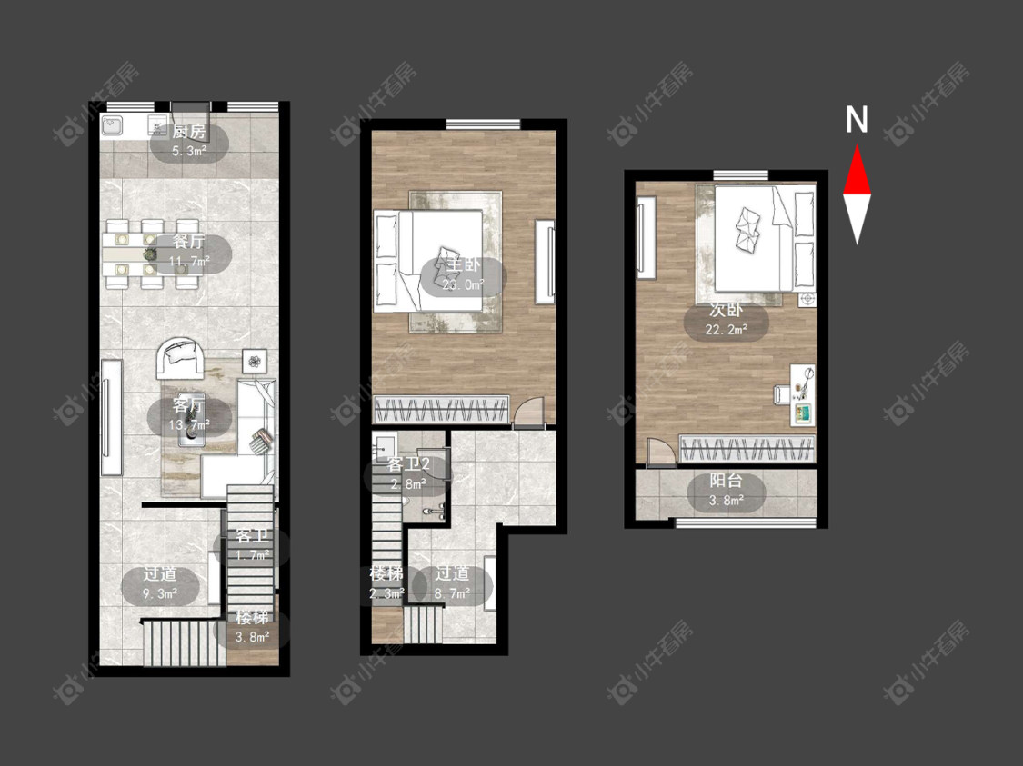 常州关河里在售二手房源户型图_小牛看房