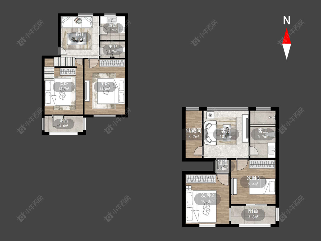 花园新村(钟楼)房源户型图 常州花园新村(钟楼)在售二手房源户型图_小牛看房