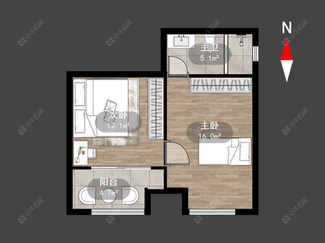 常州新城域二期在售二手房源户型图_小牛看房