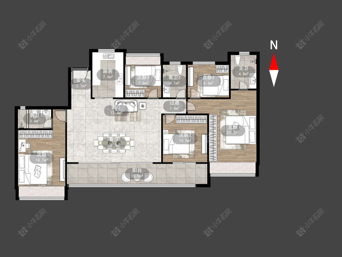 常州桃溪院子在售二手房源户型图_小牛看房