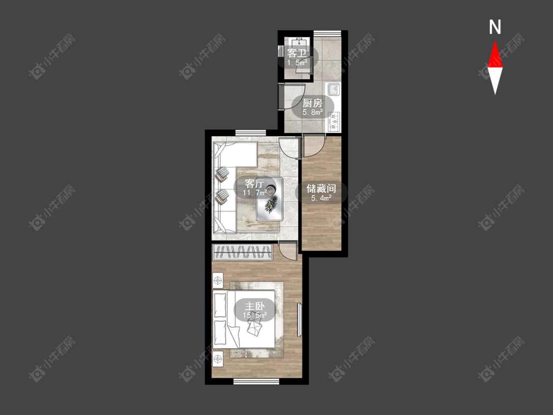 常州常钢宿舍在售二手房源户型图_小牛看房