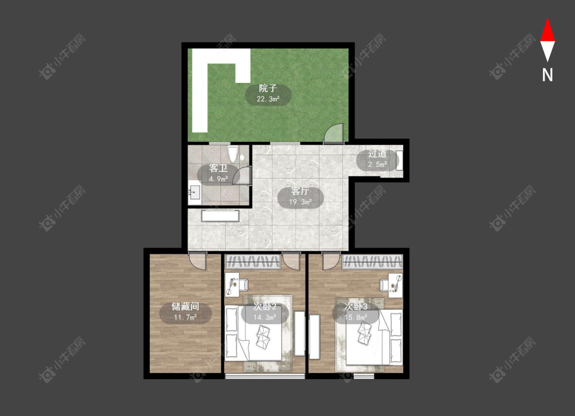 常州兆丰花苑在售二手房源户型图_小牛看房