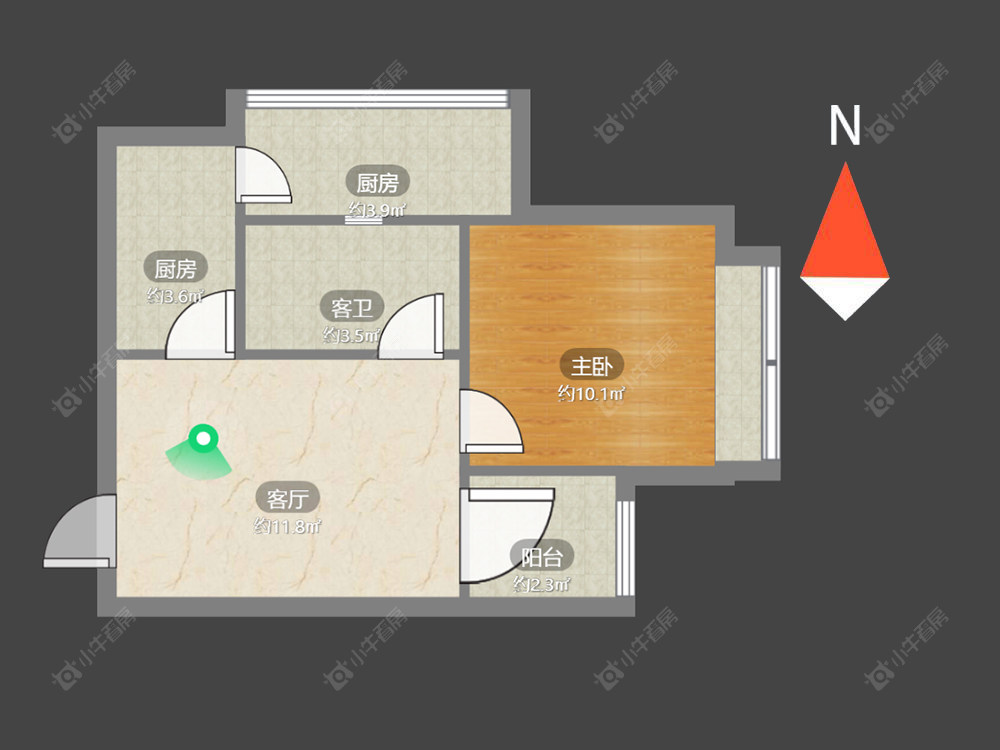 常州星河国际五区在售二手房源户型图_小牛看房