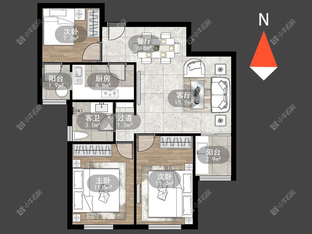 常州摩尔上品在租房源_小牛看房