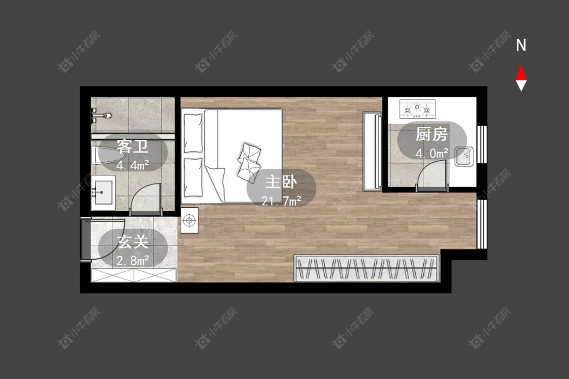 常州万博生活广场在售二手房房源户型图_小牛看房