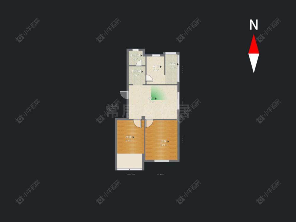 常州红梅西村在售二手房房源户型图_小牛看房