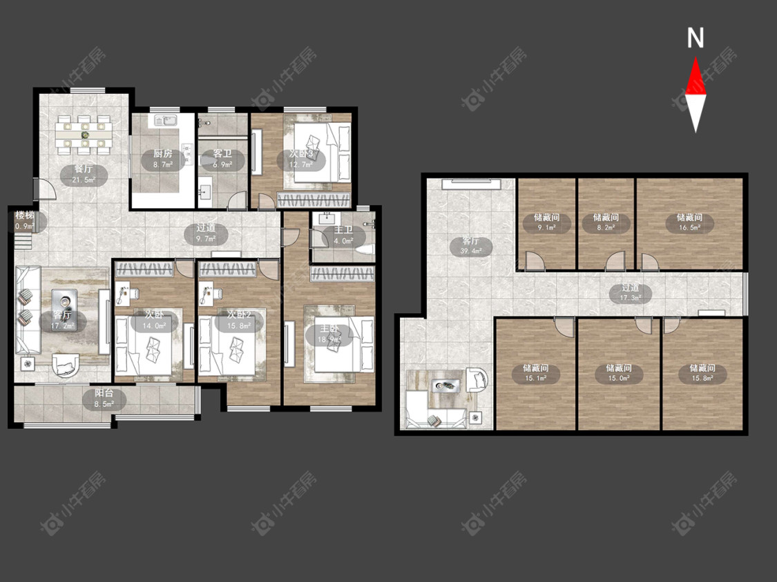 常州潞城花苑在售二手房源户型图_小牛看房