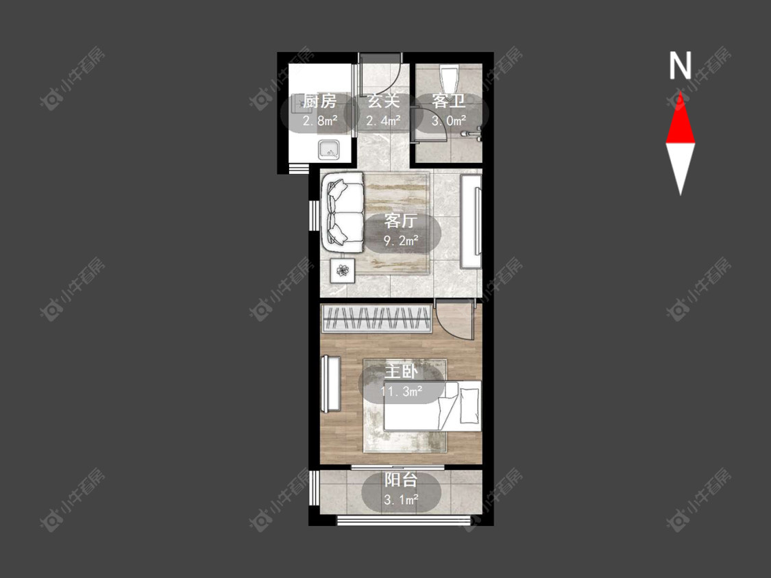 御水华庭二期房源户型图 常州御水华庭二期在售二手房源户型图_小牛看房