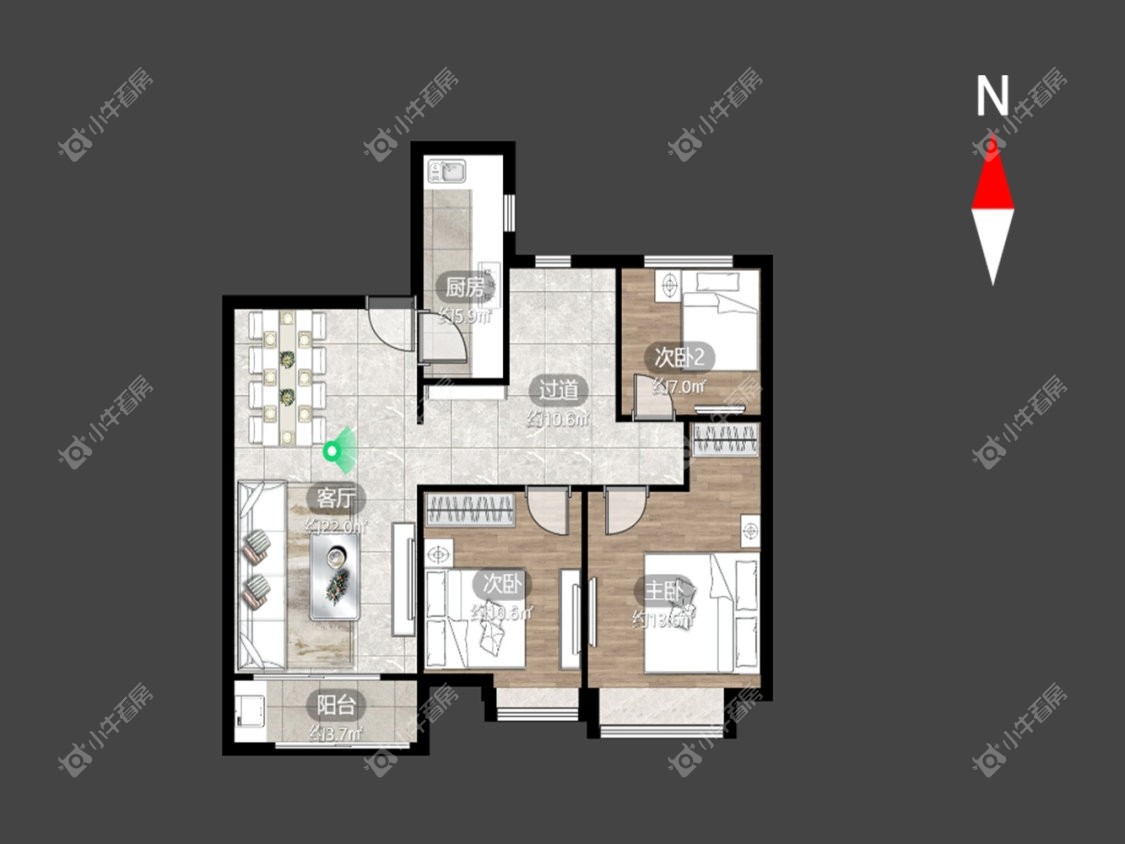 常州中海龙城花园南区在租房源_小牛看房
