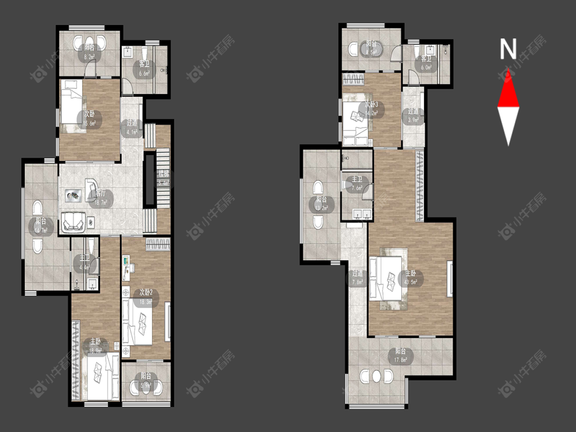 尚枫澜湾房源户型图 常州尚枫澜湾在售二手房源户型图_小牛看房