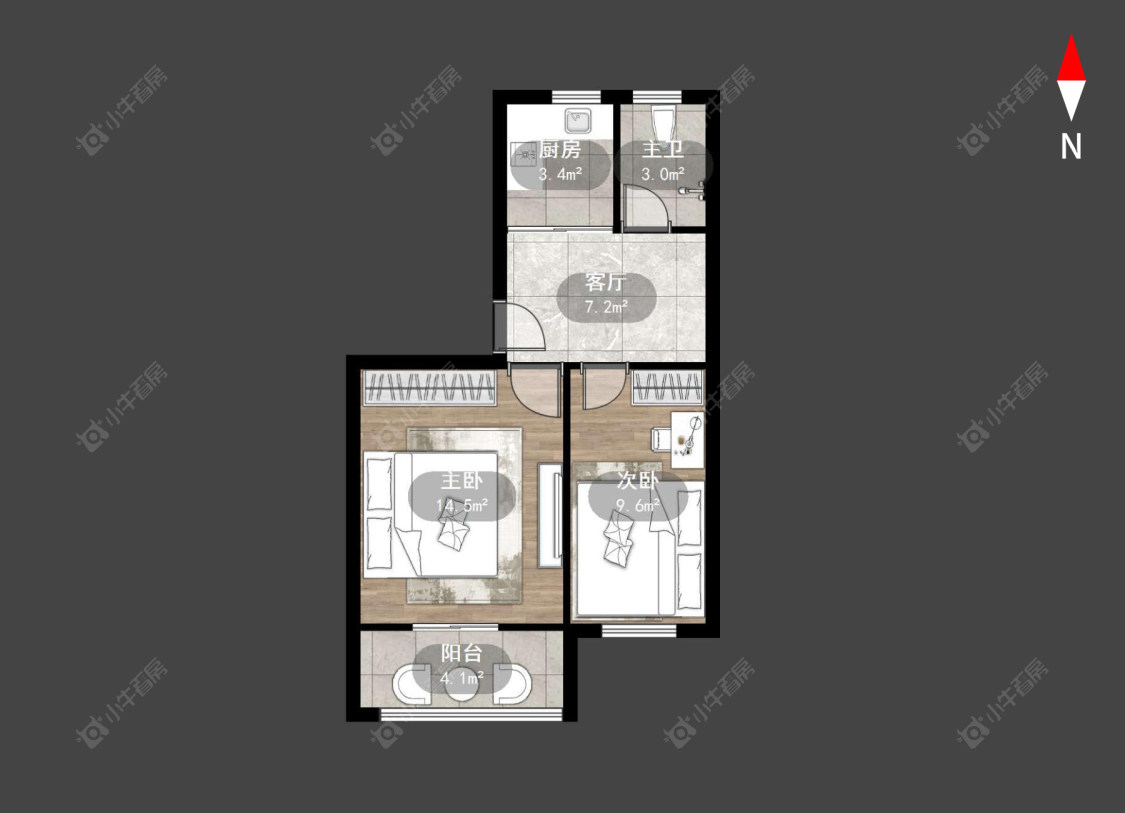 常州斜桥巷在售二手房源户型图_小牛看房