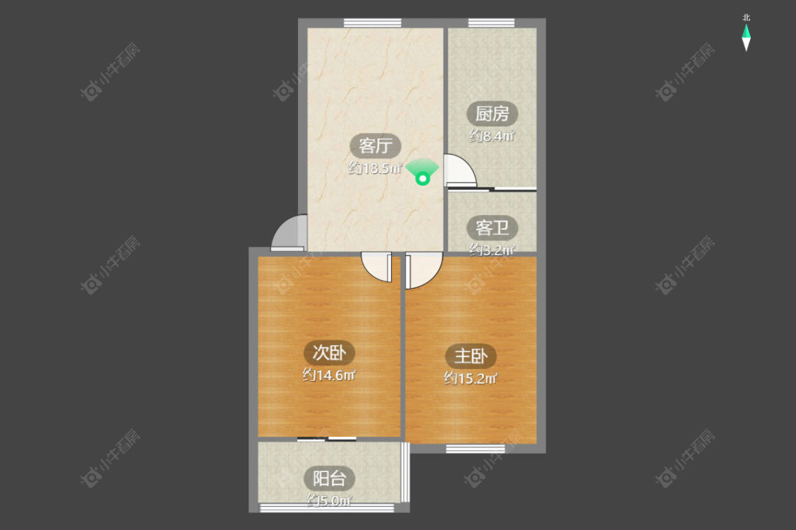 常州工人新村北在售二手房源户型图_小牛看房