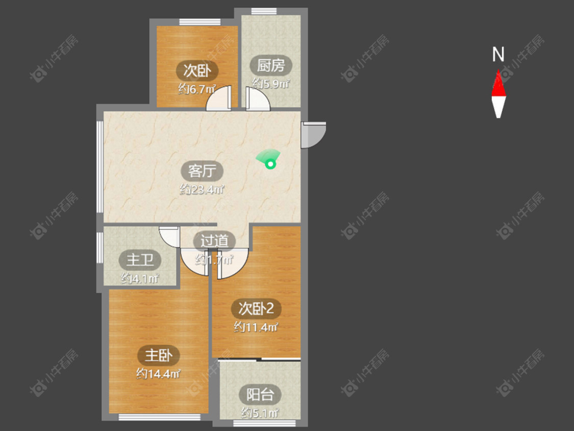 常州兰陵尚品花园在售二手房源户型图_小牛看房