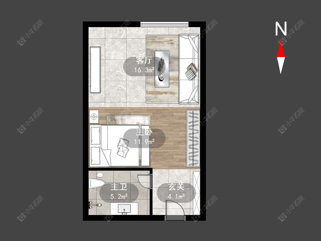 常州蔷薇家园在售二手房源户型图_小牛看房