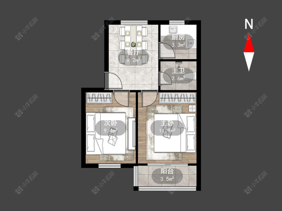 常州丽华南村在售二手房源户型图_小牛看房