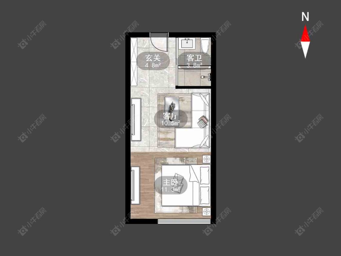 常州琅越龙洲在售二手房源户型图_小牛看房