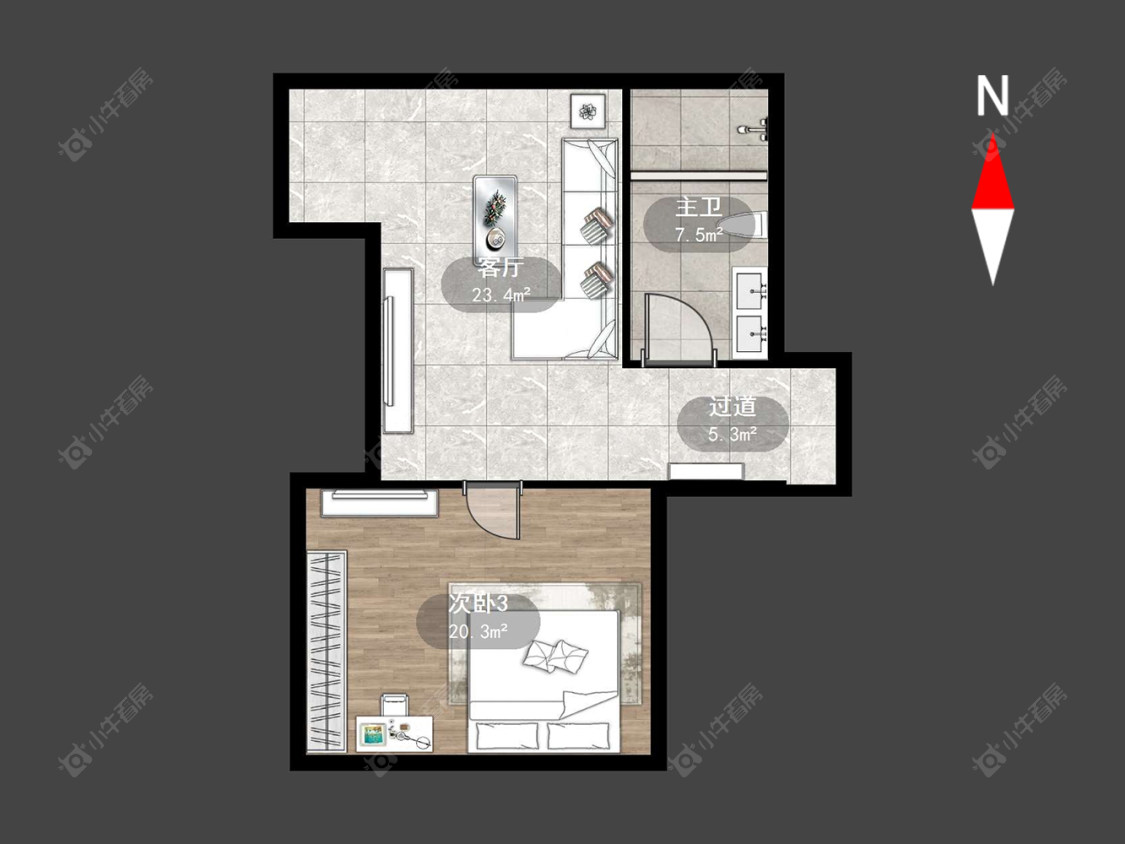 常州新业花苑在售二手房源户型图_小牛看房