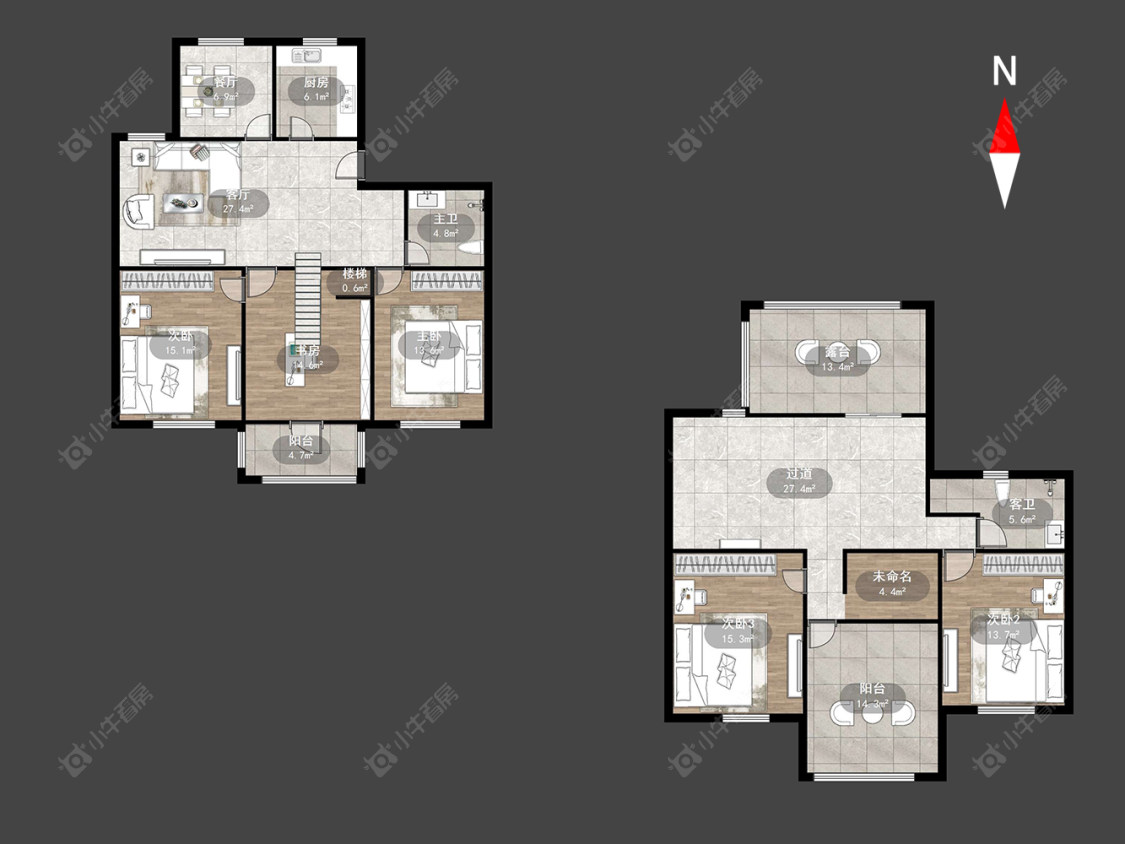 常州紫阳花园在售二手房源户型图_小牛看房