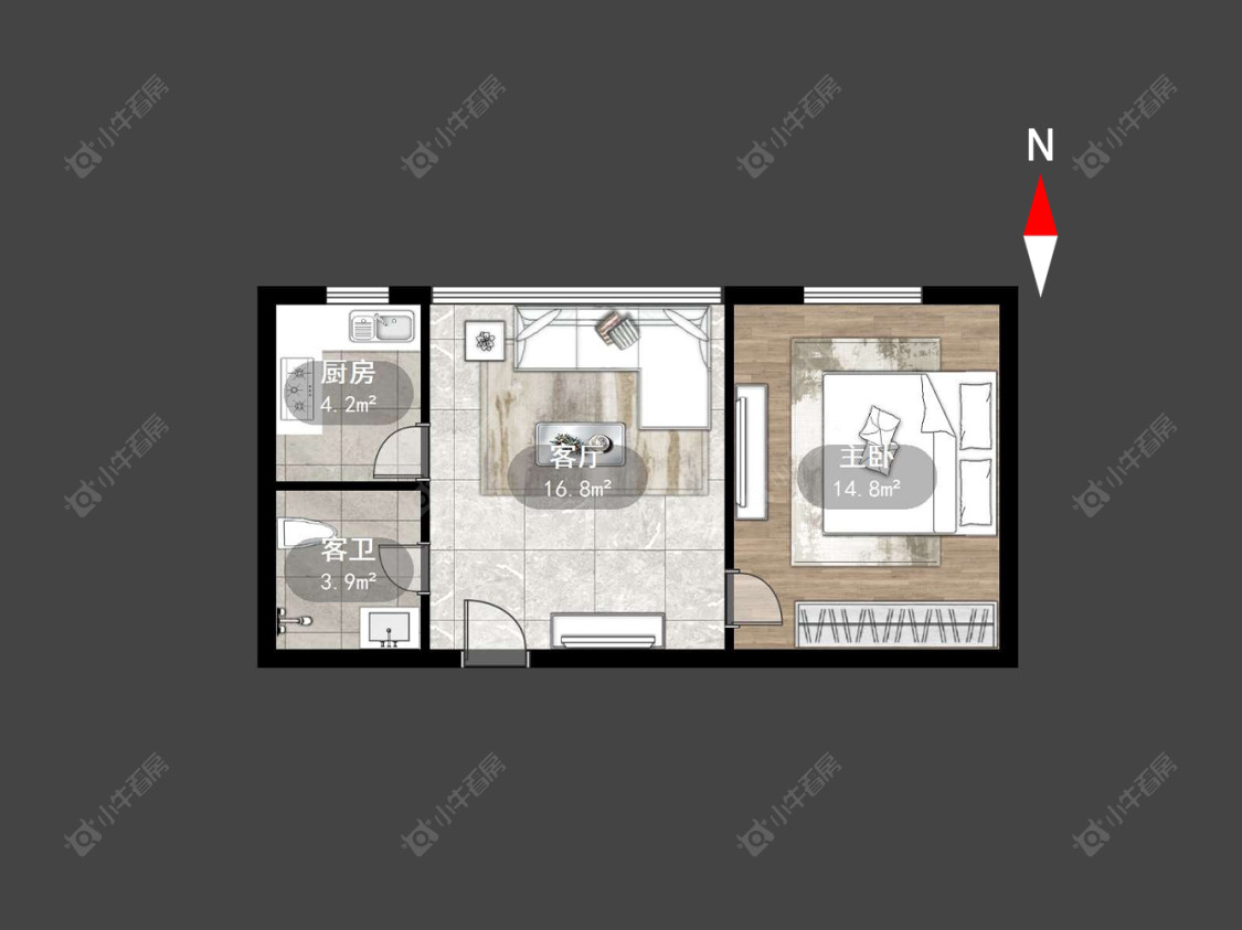 常州嘉盛苑在售二手房源户型图_小牛看房