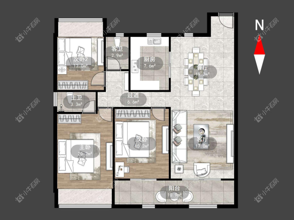 常州嘉宏空港国际星光城在租房源_小牛看房