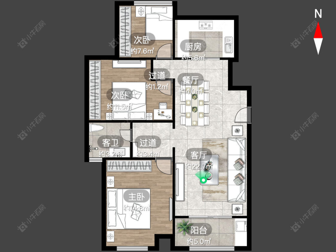 香溢紫郡三期房源户型图 常州香溢紫郡三期在售二手房源户型图_小牛看房