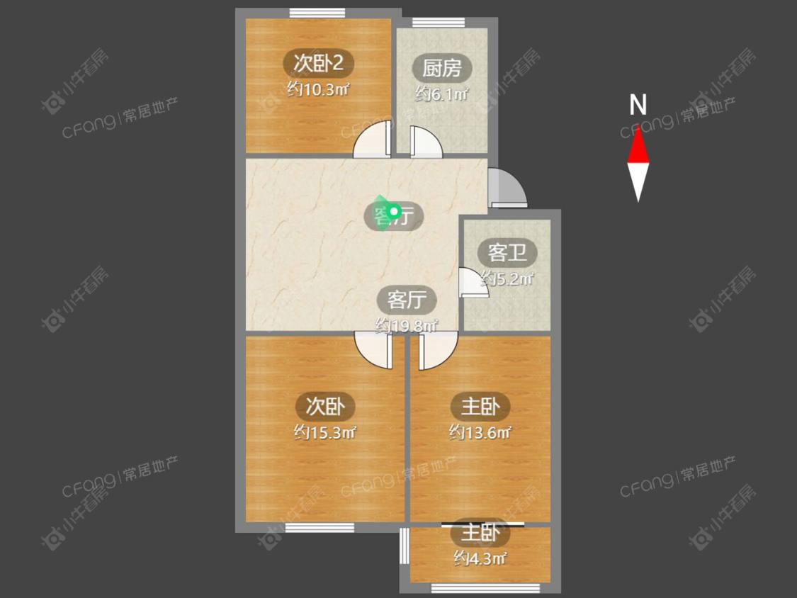 常州嘉顺花园租房_嘉顺花园2室2厅房源出租