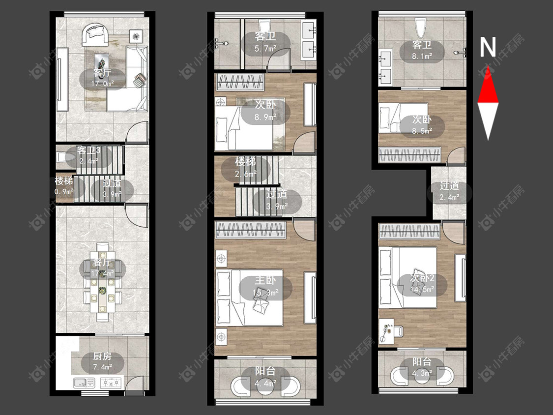 常州河苑东村在售二手房源户型图_小牛看房