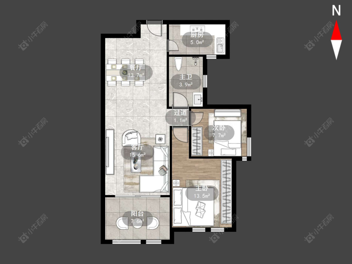 常州凯悦中心在售二手房源户型图_小牛看房
