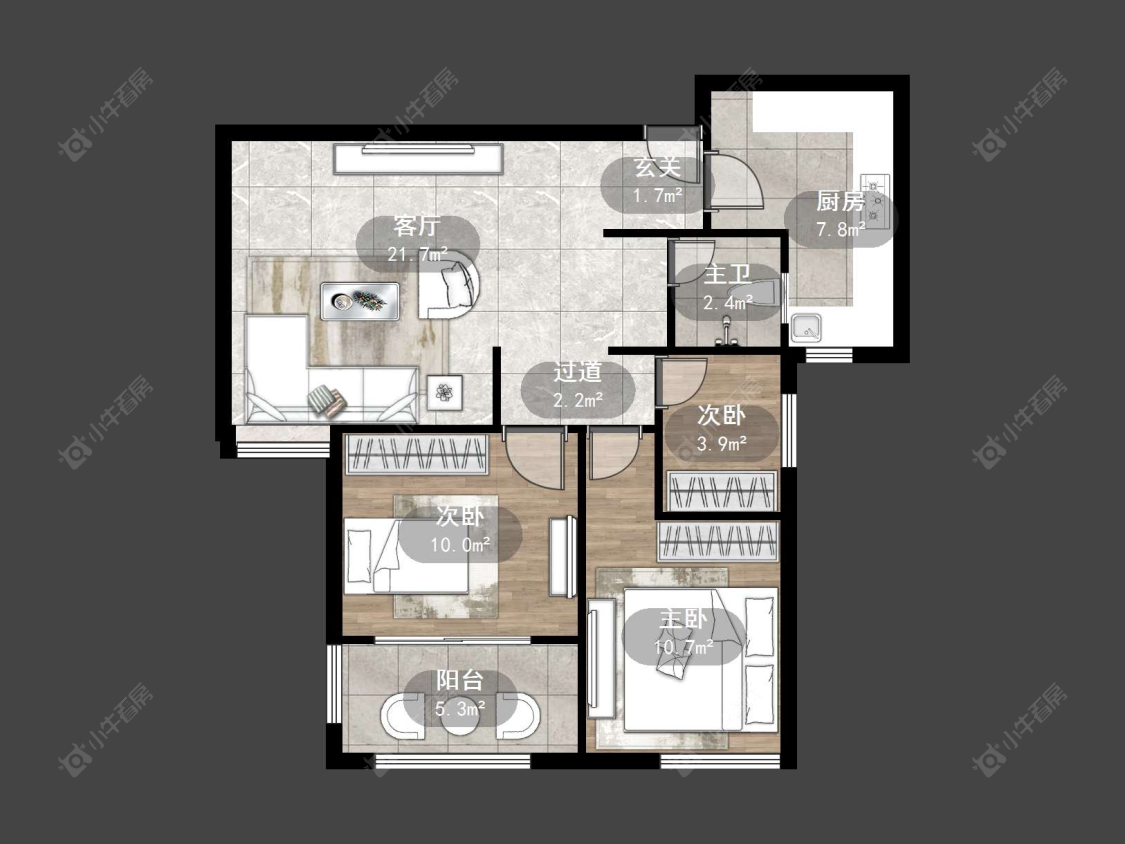 荣城国际房源户型图 丹阳荣城国际在售二手房源户型图_小牛看房