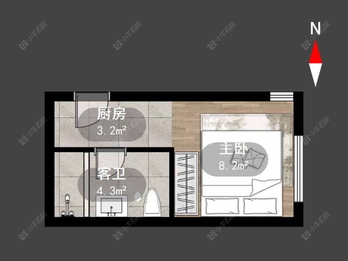 常州中奥珑郡在售二手房房源户型图_小牛看房