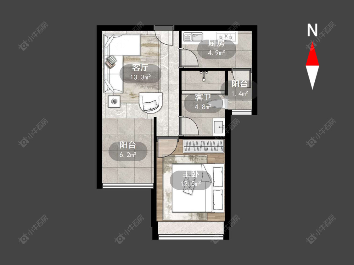 常州云山诗意在售二手房源户型图_小牛看房