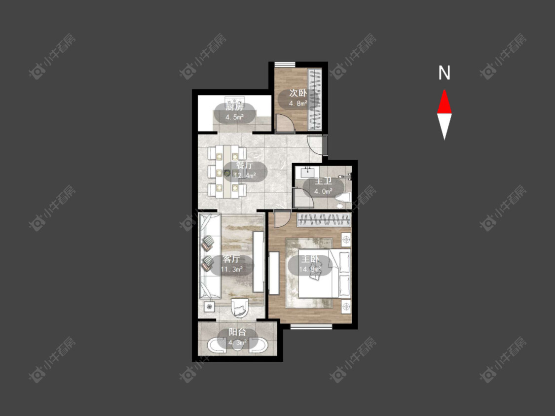 常州燕兴新村东区在售二手房房源户型图_小牛看房