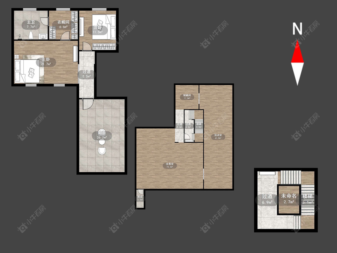 常州龙湖原山别墅区在售二手房源户型图_小牛看房