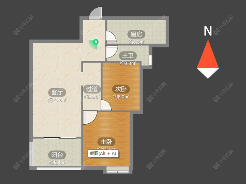 常州天隽峰在售二手房源户型图_小牛看房