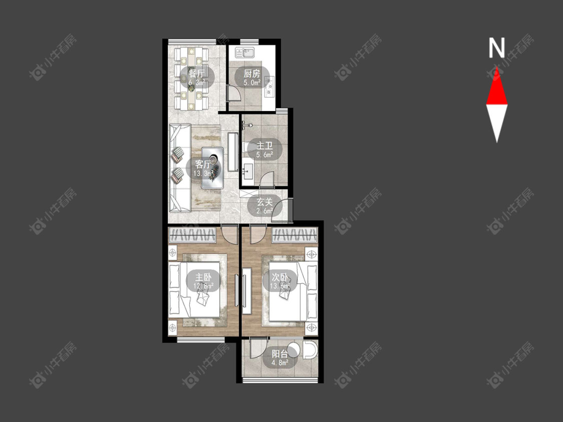 常州汇丰一村在售二手房房源户型图_小牛看房