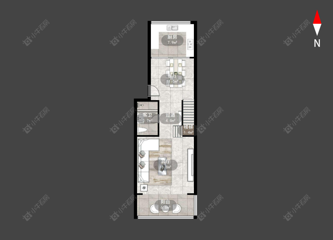 常州丽景花园在售二手房源户型图_小牛看房