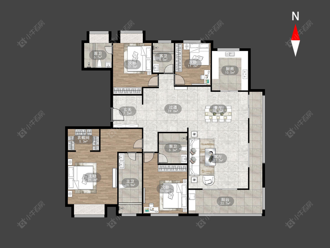 花语江南房源户型图 常州花语江南在售二手房源户型图_小牛看房