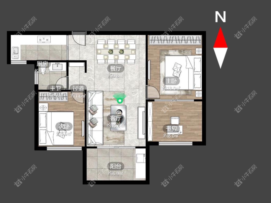 银河湾第一城二期房源室内图 常州银河湾第一城二期在租房源室内图_小牛看房