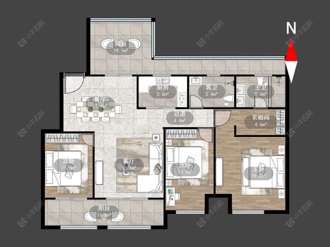 新城桃李郡房源户型图 常州新城桃李郡在售二手房源户型图_小牛看房
