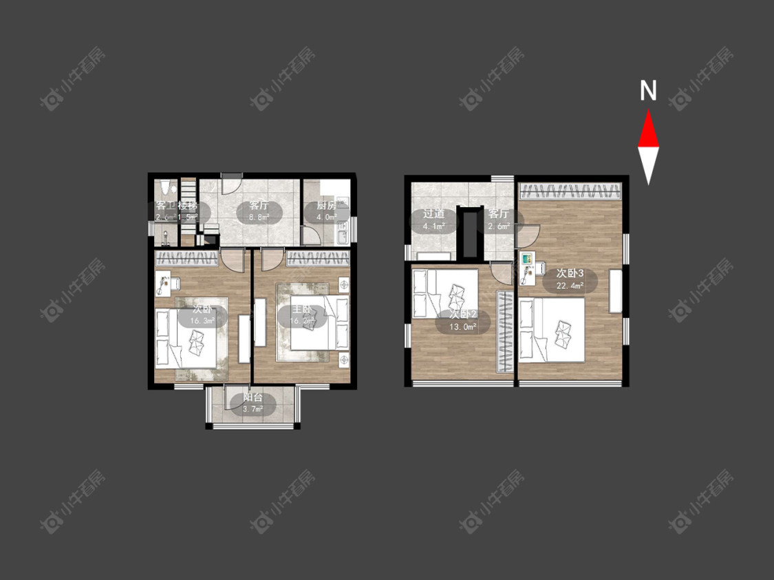常州桃园新村在售二手房源户型图_小牛看房