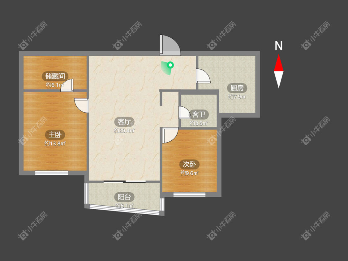 常州晋陵北苑在租房源_小牛看房