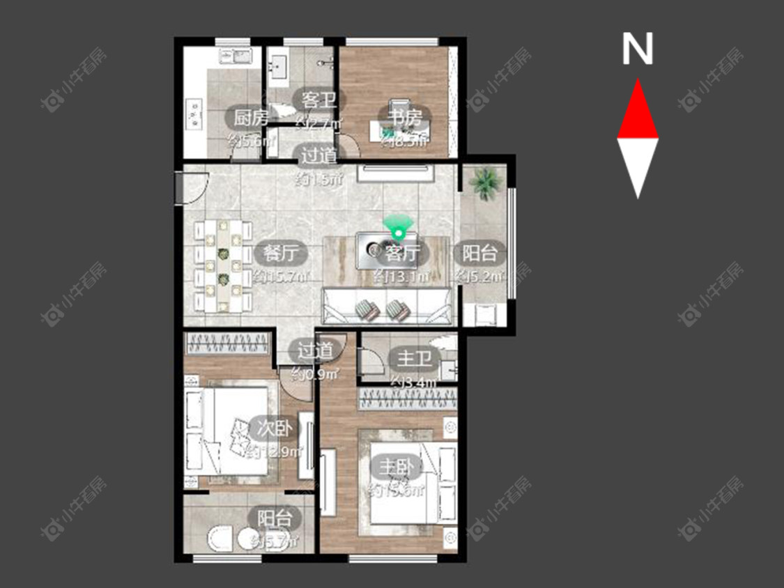 嘉禾尚郡房源户型图 常州嘉禾尚郡在售二手房源户型图_小牛看房